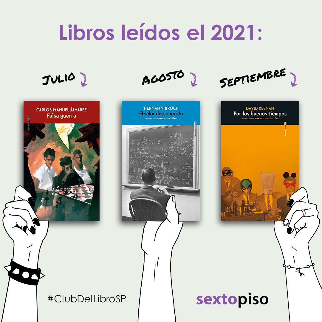 EdSextoPiso's tweet photo. #ClubDelLibroSP https://t.co/KihcXMXt7q