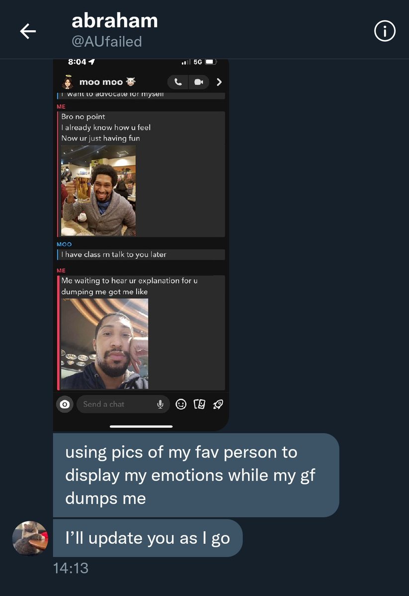 GeorgeOD_'s tweet photo. dawg i gotta sit back and reflect on how my actions on twitter has led to someone larryposting during a breakup https://t.co/N8YliFmxzX