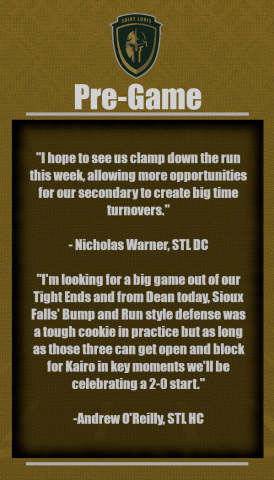SFLMotorCity's tweet photo. Pre-Game comments from our Coaching staff before tonight's game against @SparrowsSFL
#simulationfl #simsports #singlebarcity https://t.co/2CLDbEUvoz