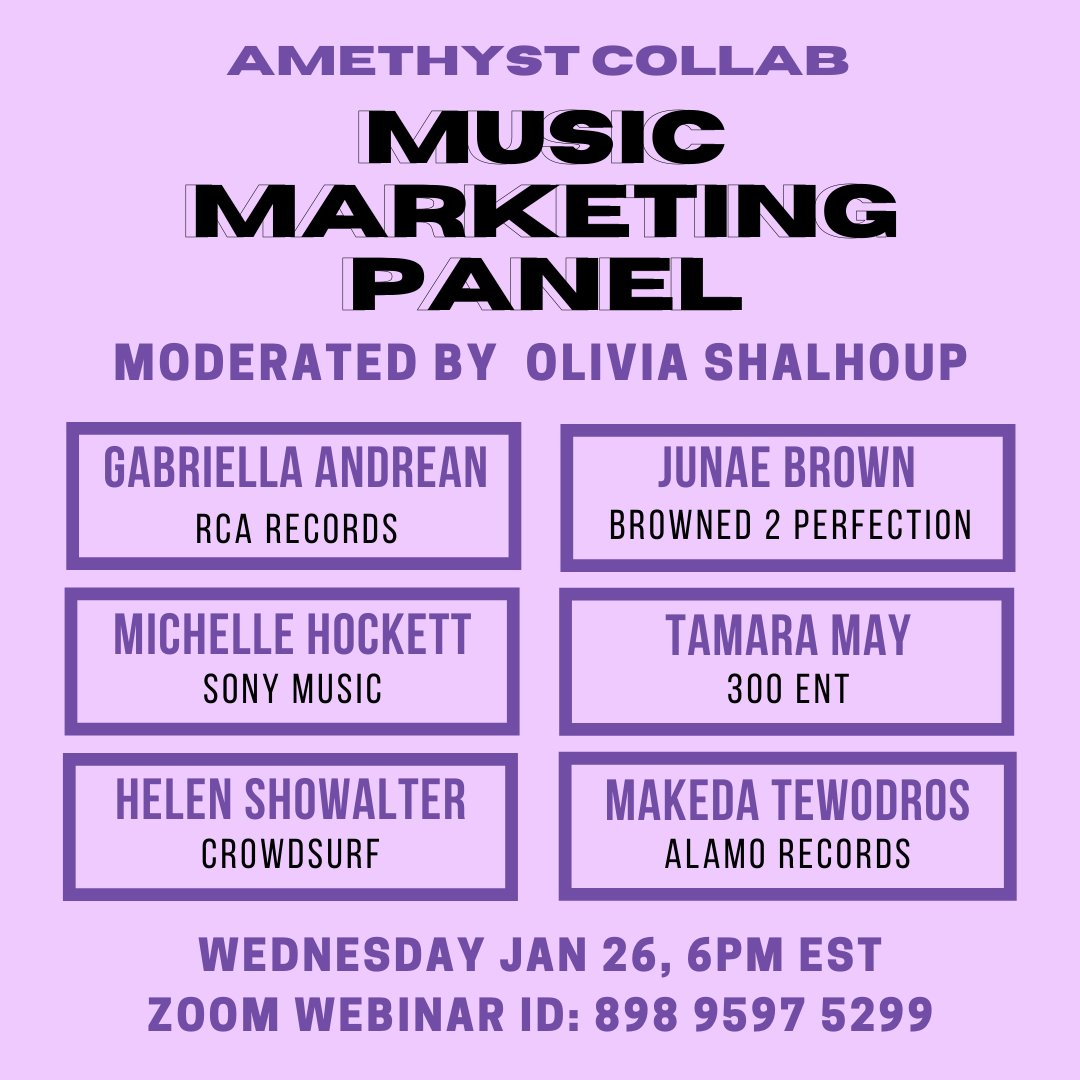 AmethystCollab's tweet photo. who's excited for this weeks panel?? https://t.co/nEajf6LqqL