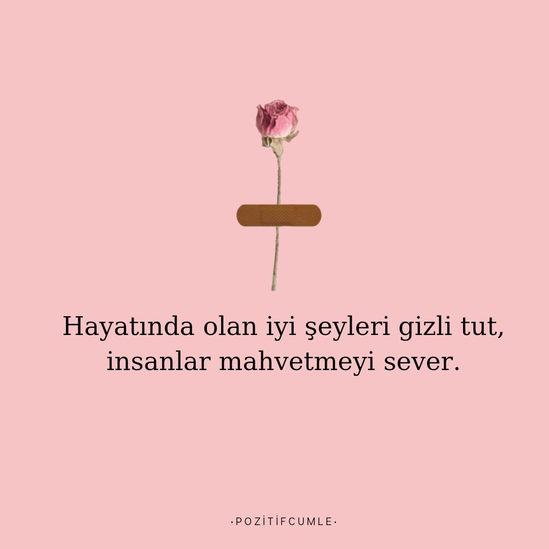 POZİTİF CÜMLELER (@pozitifcumle) on Twitter photo 
