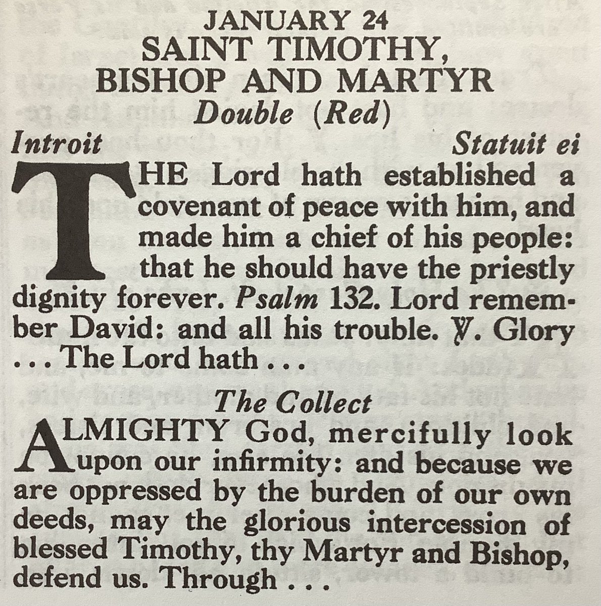StPaulsGR's tweet photo. Feast of Saint Timothy, Bishop &amp; Martyr https://t.co/AsXRWX1F9N