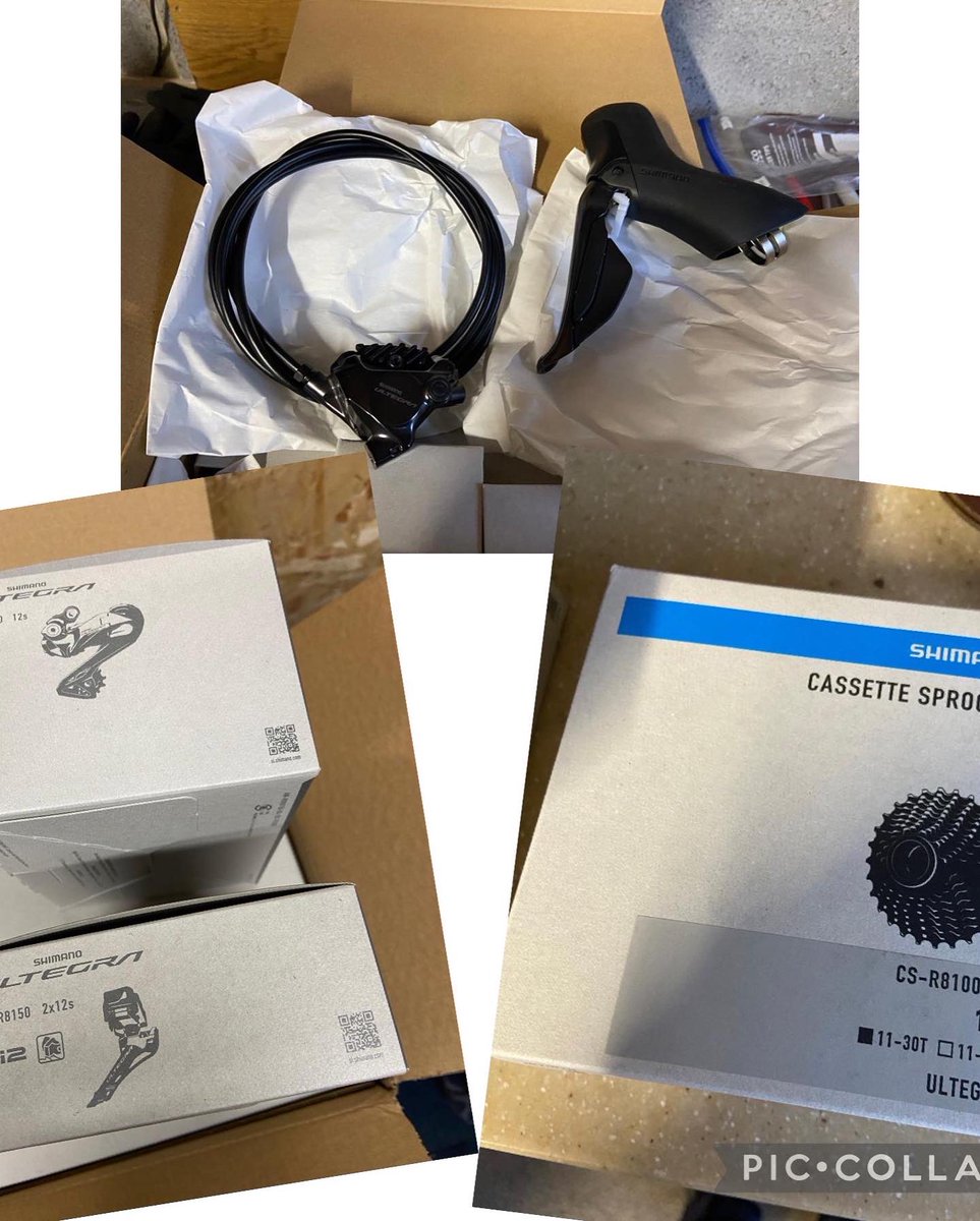 ubiquecycles's tweet photo. Shimano 12 speed has landed at Ubique Cyclesโฆโฆ our very first customer ordered build will soon be underway. #shimano #groupset #12speed #custombicycle https://t.co/k7yLCssXwH