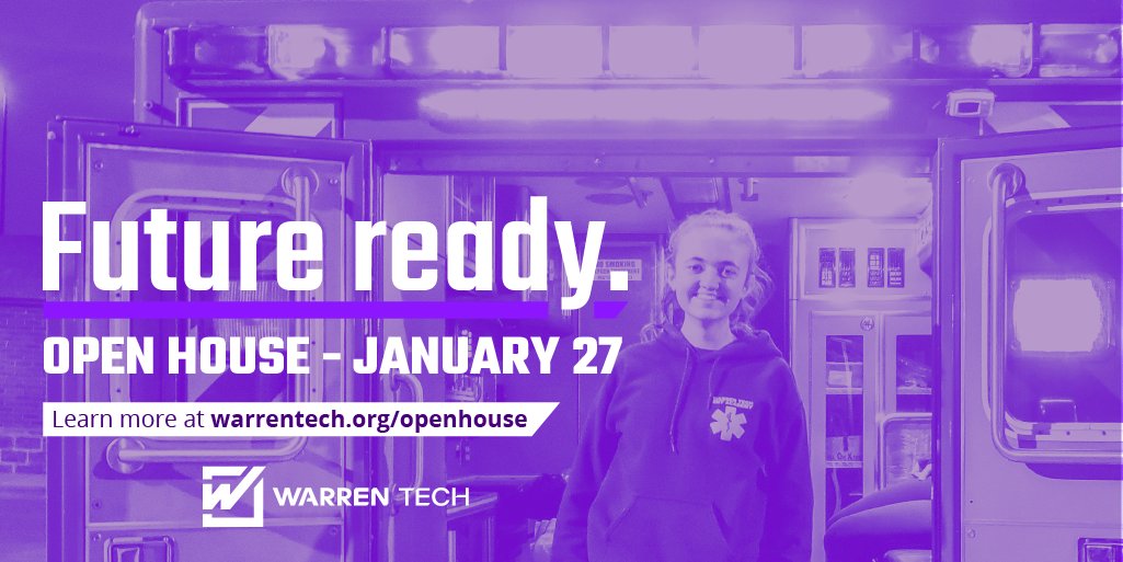 Free college credits, 36 innovative programs, and real-world experiences for Jeffco students. See what <a href="/WarrenTechJPS/">Warren Tech</a> is all about Thursday, January 27th at their Open House. 

Learn more at:  warrentech.org/OpenHouse