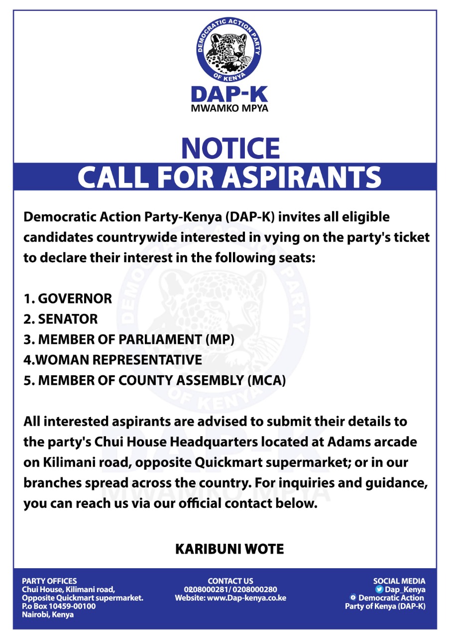 DAP K Party On Twitter CALL FOR ASPIRANTS Democratic Action Party dap-k-party-on-twitter-call-for-aspirants-democratic-action-party