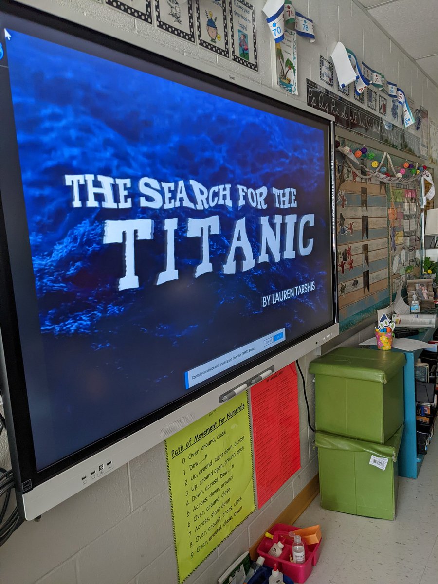 Shulermelisa2's tweet photo. We love learning about The Titanic in Storyworks! 🤩 It's one of my favorite things to do each year and the kids love being explorers! Thanks for the amazing nonfiction stories @laurenTarshis ! @NSDCarver #gwcstrong @ScholasticEd https://t.co/MqvNH16nVd