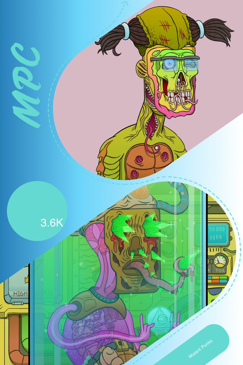 Fractal_Visions's tweet photo. LARVAE 🐛 LIVE MINT 🌿

@mutantpunks 1:1 companion larvae …☝️🌟❤️
For #mutantpunkscity holders only..

Available FREE mint for a limited time.🔥🔥🔥

1217 LARVAE MINTED SO FAR

You must own a mutant to mint a larvae! 🚀🚀

Official Link to @opensea 

✅https://t.co/0qvPaaeSTT✅ https://t.co/cqffAOpvdc