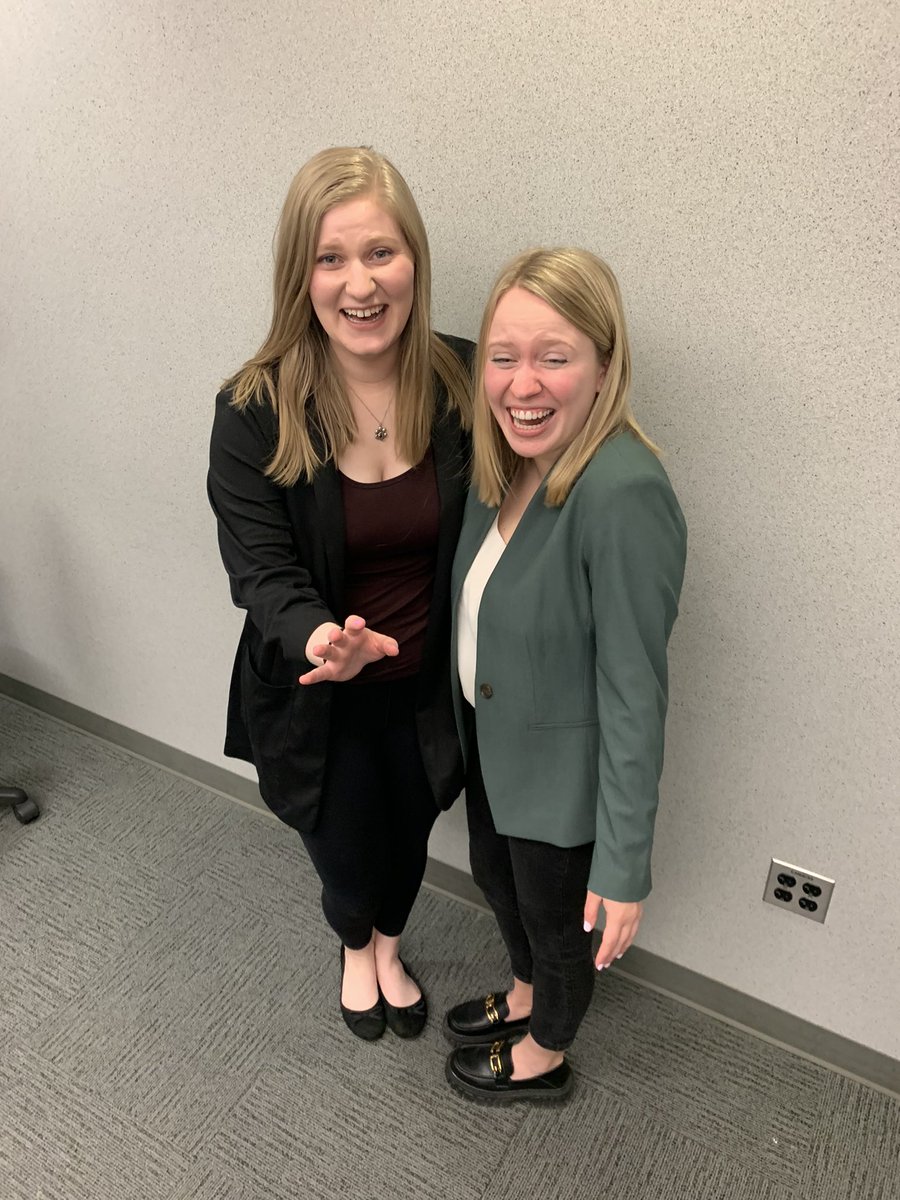 Emily Tinney (@etinneywx) on Twitter photo Ready for our back-to-back talks in the <a href="/AMSMiddleAtmos/">AMS Committee on Middle Atmosphere</a> conference at 2:15 and 2:30 CT! Swipe to see what happens when our advisor (<a href="/AtmoScientist/">Cameron Homeyer</a>) gets on top of a spinny chair to take a picture… Ready for our back-to-back talks in the <a href="/AMSMiddleAtmos/">AMS Committee on Middle Atmosphere</a> conference at 2:15 and 2:30 CT! Swipe to see what happens when our advisor (<a href="/AtmoScientist/">Cameron Homeyer</a>) gets on top of a spinny chair to take a picture…