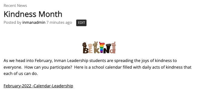 Inman Elementary tweet media