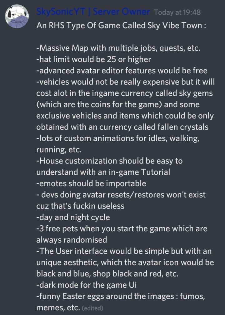 SkySonic_'s tweet photo. Idea for an RHS type of game, which could be possibly better

#Roblox #RobloxIdea #idea #game #gamedeveloper #robloxianhighschool https://t.co/xYipykbDVJ