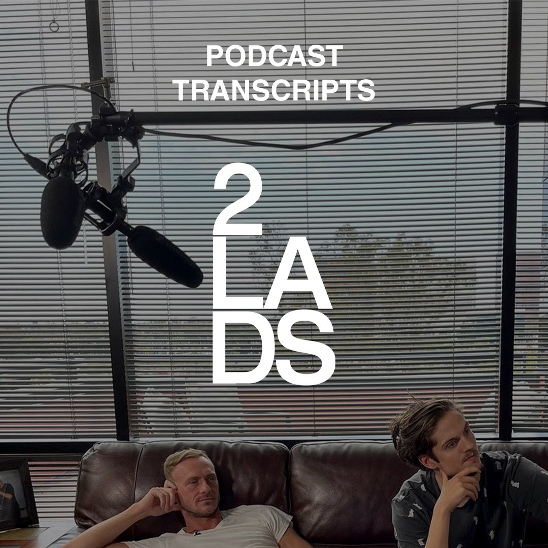 2Conflab's tweet photo. Did you know that you can find all the transcripts from season 1 of the 2 lads podcast on our website? 
Check out the link in the bio. 
#the2LADS #the2LADSpodcast #2LADSTuesday #2LC https://t.co/eNqbhfF6HT