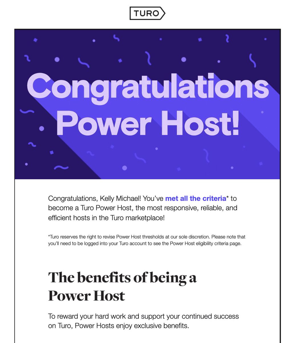 KellyMichaelSk2's tweet photo. That feeling when you become a @turo power host 🤠

#turo #turohost #turopowerhost #carsharing #carrentals #powerhost https://t.co/HxsAtXNpku