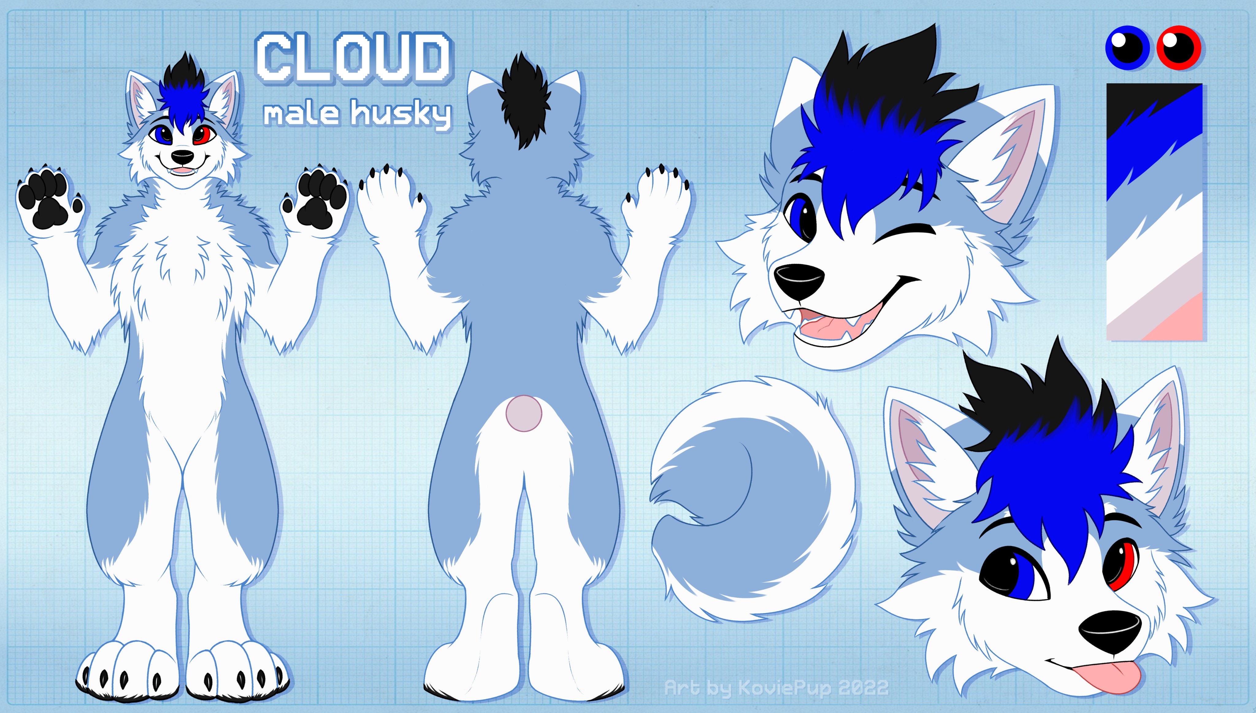 Kaua16 on X: I made a reference sheet for him with some info as