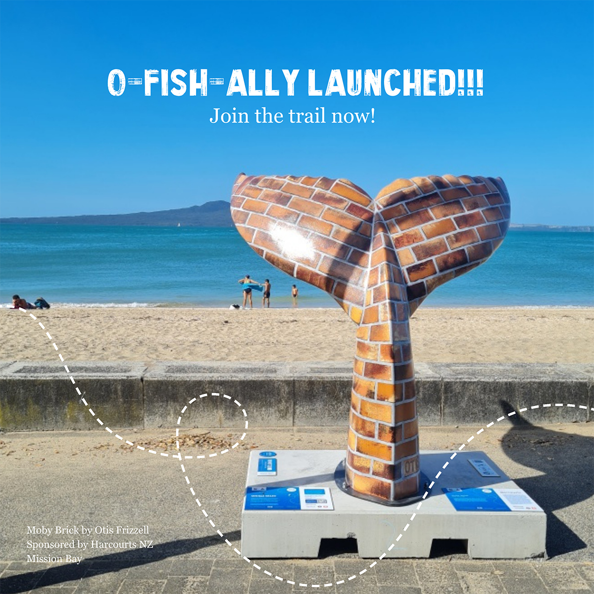 🐋Whale Tales is live!🐋 Our latest trail in New Zealand created with <a href="/WWFNewZealand/">WWF New Zealand</a>, @Auckland_NZ &amp; Presenting Partner <a href="/HarcourtsNZ/">Harcourts New Zealand</a> is inspired by the Bryde’s Whale and the 80 large tails celebrate Aotearoa, art and marine conservation. bit.ly/3qVycAH #whaletales2022