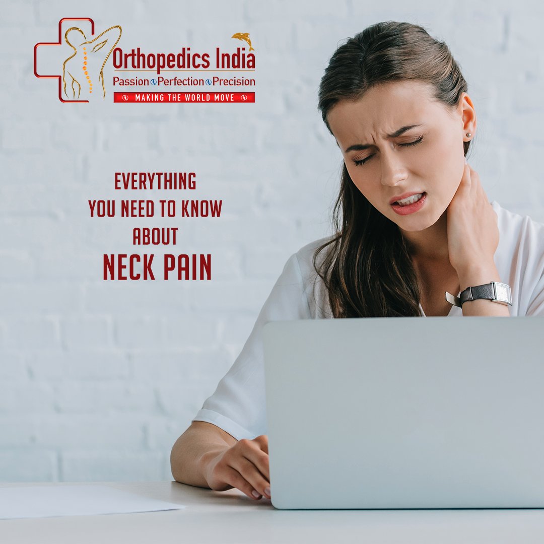 OrthopaedicsI's tweet photo. Everything you need to know about Neck Pain
Neck muscles can be easily strained from poor posture, sleeping in an uncomfortable position, carrying heavy bags etc. In rare cases, neck pain can be a symptom of a more serious problem
#orthopedicsIndia #neckpain #WFH #workingfromhome https://t.co/g4snEYgbO6