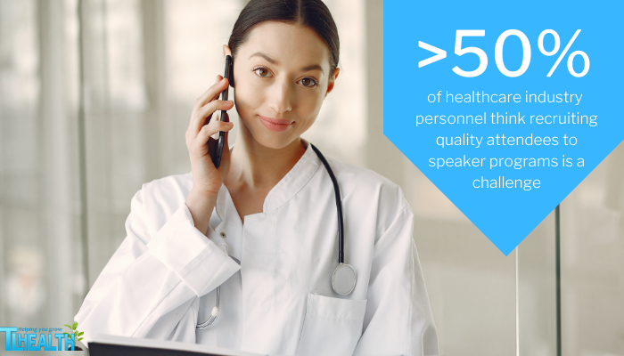 TLHealth1's tweet photo. Attracting attendees to #speakerprograms is a growing challenge as HCP time decreases &amp; market saturation increases. Learn more: https://t.co/1eiv7Hdpxe

#educationalprograms #meetingsandevents #speakersbureau #healthcaretrends #healthcareindustry #healthcarenews #attendance https://t.co/YT1tKgYtXc