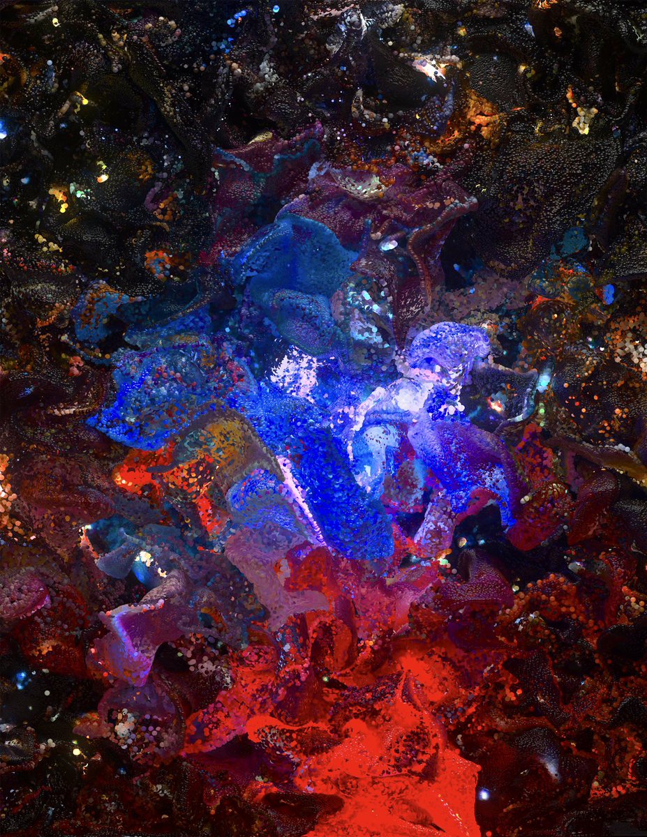 refikanadol's tweet photo. Gm! Minted all the special edition AI Data Paintings for Digital Art Fair Hong Kong! Next step getting all the ETH addresses of our collectors in PoS chains and get ready for airdrop for early access tokens to DATALAND! :) https://t.co/OgslSin7u5
