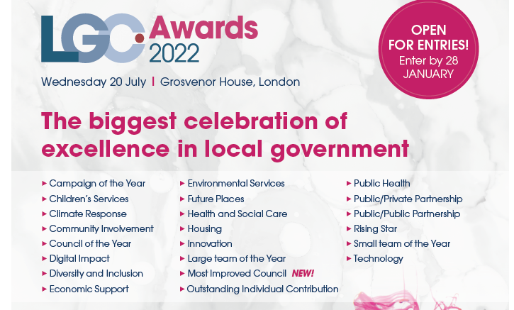 Entries close Friday! Still time to start and submit if you haven't already done so. 22 categories bit.ly/3cbciRF Enter with just 1,000 words telling us why you should win. #Localgov #Localgovernment #LGA #Healthandsocialcare #Publichealth #Housing #Socialhousing #LGIU