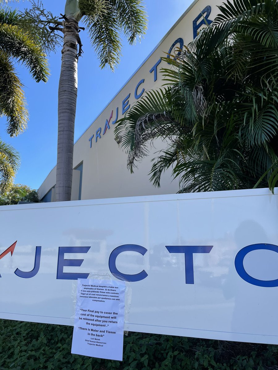 VintageFloured's tweet photo. And then #trajector didn’t even show up for the equipment return. There is no one from Trajector here. They laid everyone off and aren’t even following their own guidance. @DavidBegnaud @bgraulau https://t.co/r0pQdOBgjQ