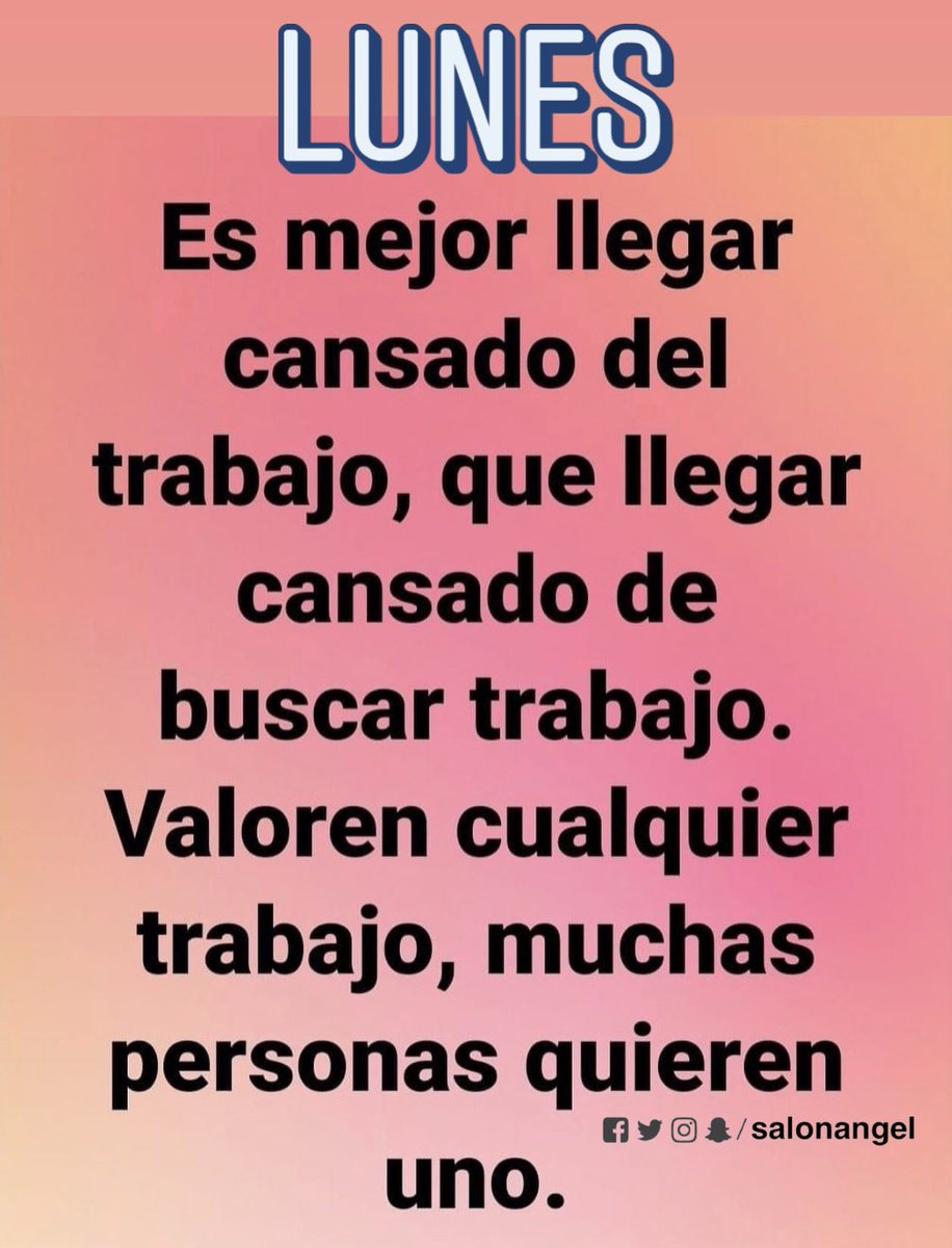 salonangel's tweet photo. #FelizLunes
Valoremos lo que tenemos 🙏🏼
#SalonAngelStudio https://t.co/ttj1BPVLTa