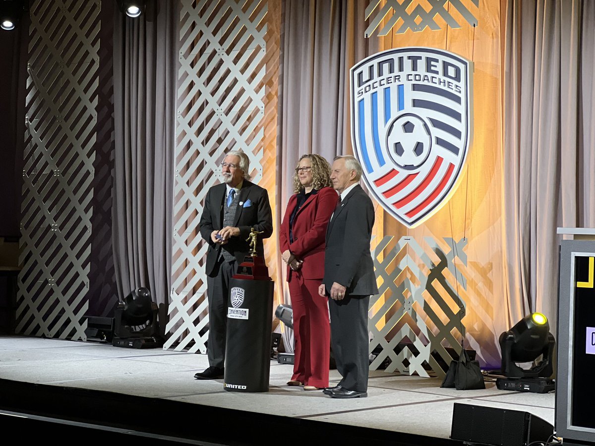 joecummings731's tweet photo. A wonderful week in KC at the United Soccer Coaches Convention and to receive the Honor Award with family and friends there to celebrate added so much joy to the convention for us all. An appreciative thank you to all who were part of my soccer journey. https://t.co/jT8G6HOYqR