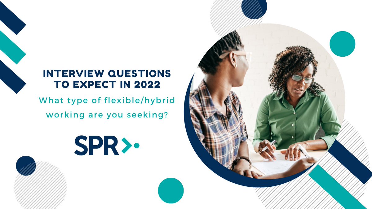 WeAreSPR_'s tweet photo. As the work arrangements are changing due to the pandemic, one of the most common questions you should expect during an interview in 2022 is: What type of flexible/hybrid working are you seeking?
#WeAreSPR #RecruitersTips https://t.co/ZI3RFrwcSh