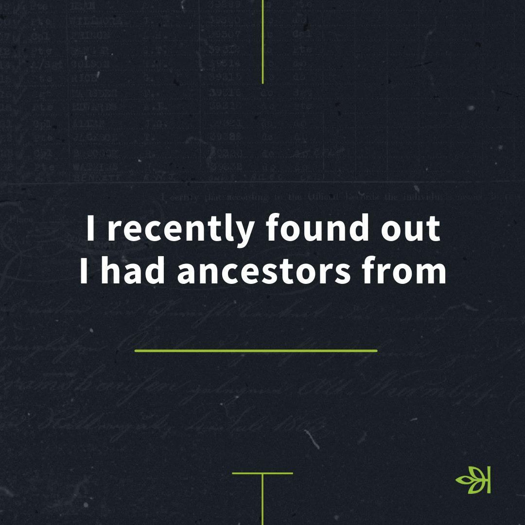 Your #Ancestry journey can take you all over the world! Have you found family ties to any unexpected places? Share in the comments below.