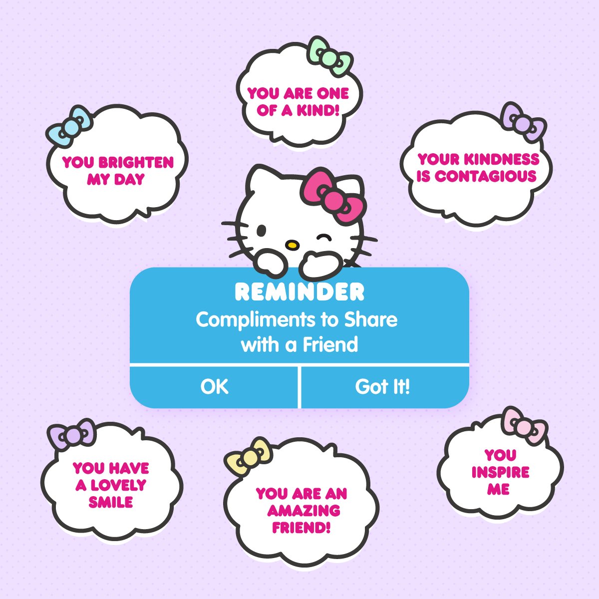 Compliments Tag Hello Kitty on Twitter: