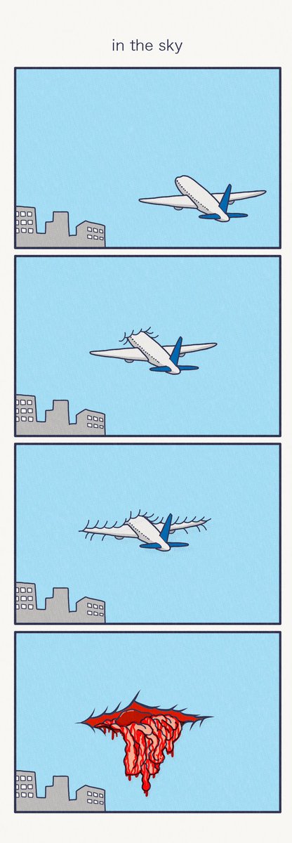4コマ漫画
「in the sky」 