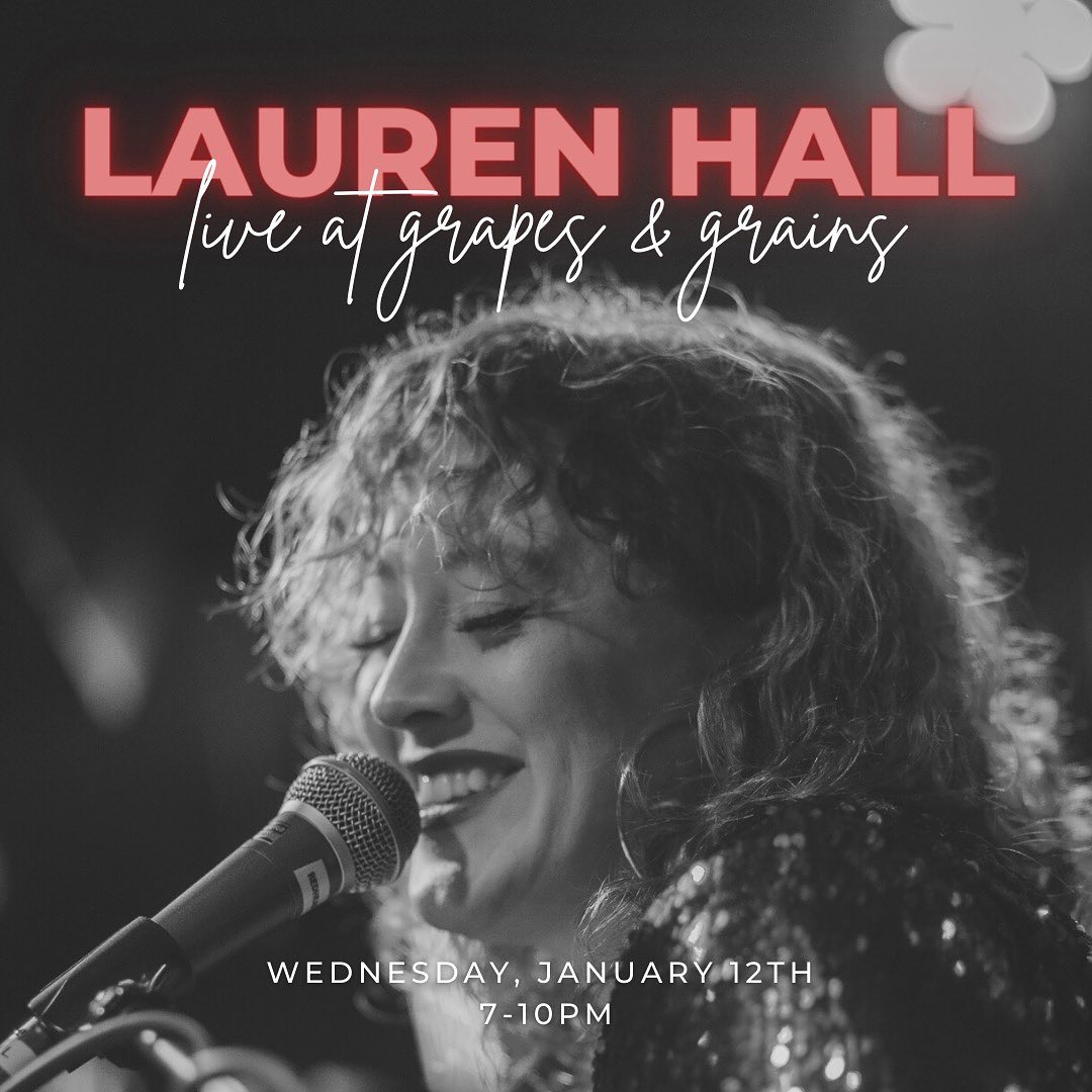 Grapes & Grains | Chicago (@ggwestloop) on Twitter photo You know her, you love her… it’s the wonderful and talented <a href="/lahallmusic/">✨ lauren ashley ✨</a> and she ‘s back this Wednesday from 7–10 PM! Reserve your spot - bit.ly/3HQfkJy You know her, you love her… it’s the wonderful and talented <a href="/lahallmusic/">✨ lauren ashley ✨</a> and she ‘s back this Wednesday from 7–10 PM! Reserve your spot - bit.ly/3HQfkJy