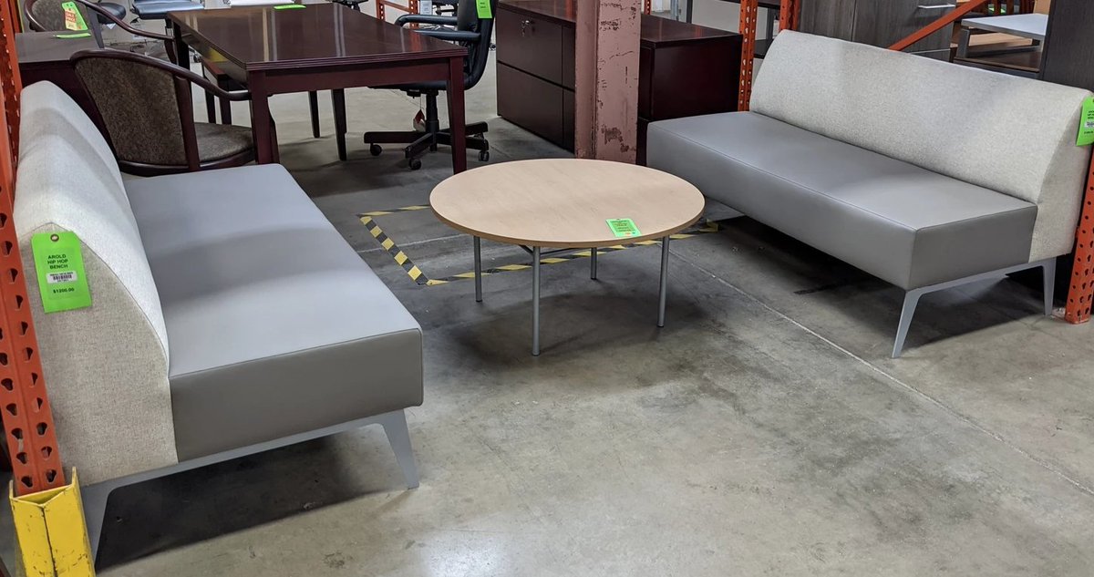 CFS_MplsMN's tweet image. Hip hop into CFS for the Arold Hip Hop! This furniture lets you create inviting and personalized configurations. We have two of these units priced at $1,200 each in our warehouse ready for delivery. The 36&quot; round coffee table is marked at $500. #TotalWorkplaceSolutions