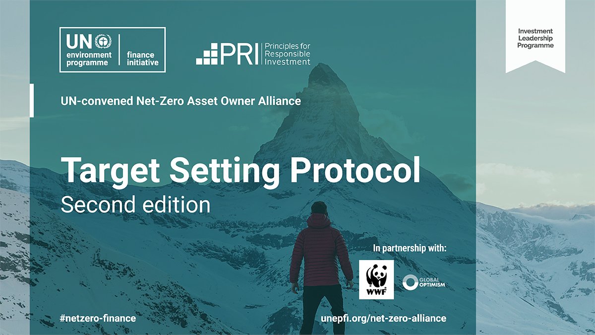 NZAOA is releasing the second edition of its Target Setting Protocol tomorrow. To hear from the authors, join @bolli_a, @Thomas_Liesch and @La_peqi on January 25th at 9am CET (ow.ly/E1Wi50HuAxG) or 5pm CET (ow.ly/IZwn50HuAyW). #netzerofinance