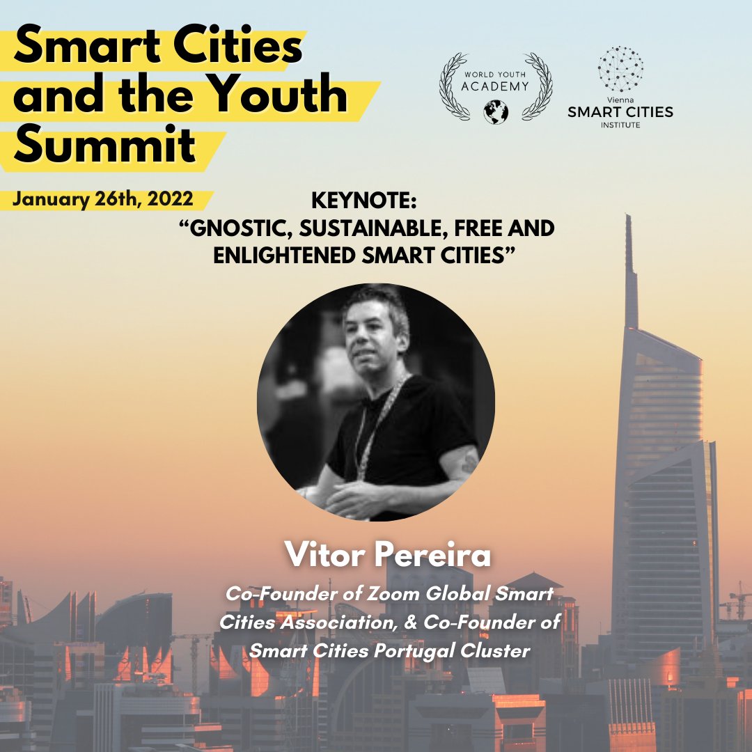 Vie_SmartCities's tweet photo. Vitor Pereira is Co-Founder of Zoom Global Smart Cities Association, &amp; Co-Founder of Smart Cities Portugal Cluster. https://t.co/3Lz1vGf8o7