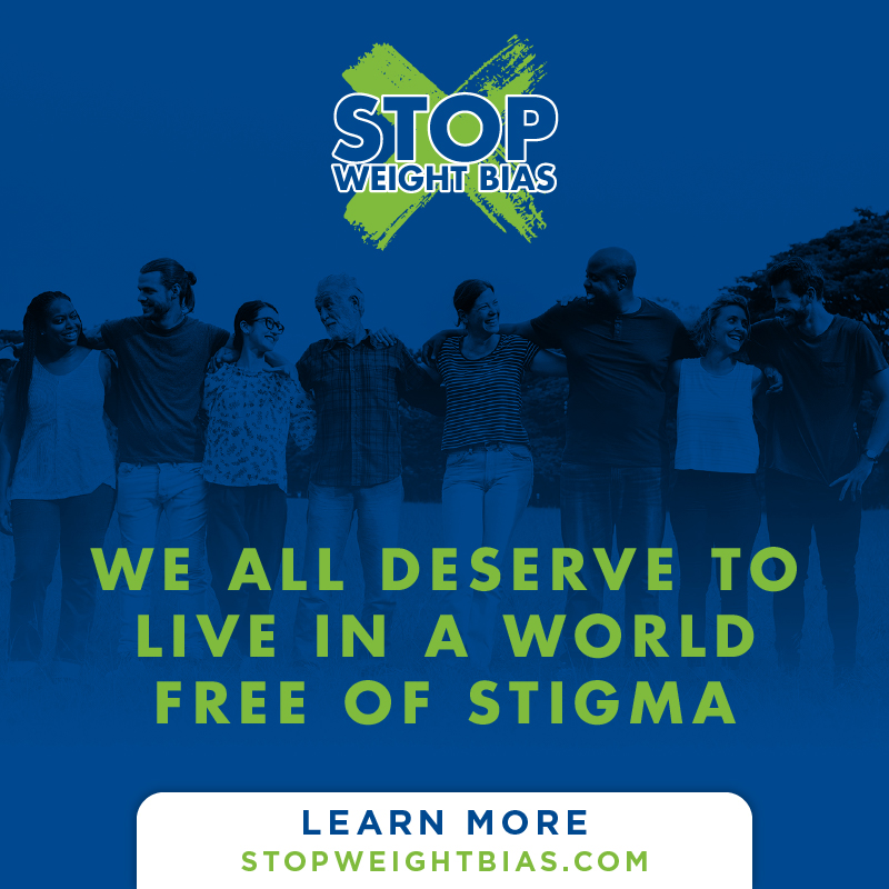 StopWeightBias's tweet photo. Whether it is conscious or unconscious, weight bias occurs in every area of life including employment, healthcare, education and someone’s personal life. It’s time to stop it! #bepartofthesolution #stopweightbias https://t.co/NFpvWXg4de https://t.co/hy46tAivlU