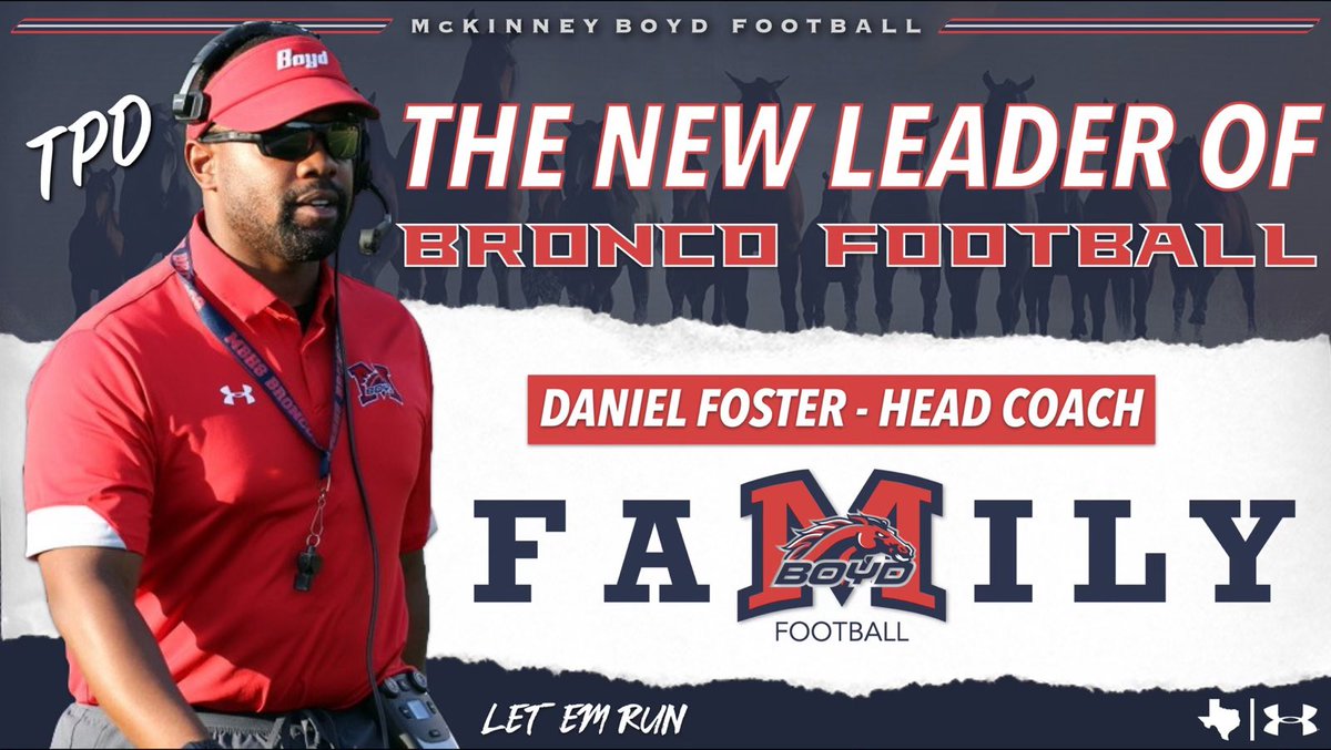 MBHS Bronco Football (@mbhsfootball) on Twitter photo It’s a great day to be a Bronco!
<a href="/MBHSFootball/">MBHS Bronco Football</a>’s new Head Football Coach:
Daniel Foster
Let ‘em run 🐎🐴🐎🐴
#TPD It’s a great day to be a Bronco!
<a href="/MBHSFootball/">MBHS Bronco Football</a>’s new Head Football Coach:
Daniel Foster
Let ‘em run 🐎🐴🐎🐴
#TPD