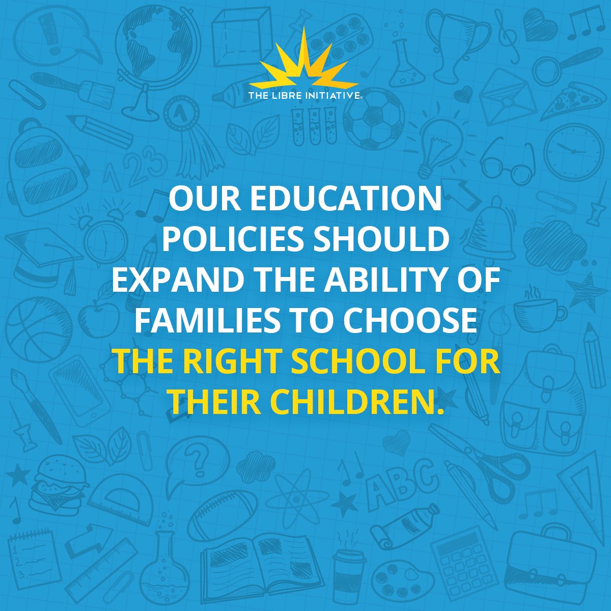 LIBREflorida's tweet photo. This week, we’re helping Latinos around the country learn more about the benefits of educational freedom. When families have the freedom to choose the best school for their children, everyone wins! #NSCW #EducationalOptions #SchoolChoice #BeLIBRE https://t.co/tdPGDoRvir