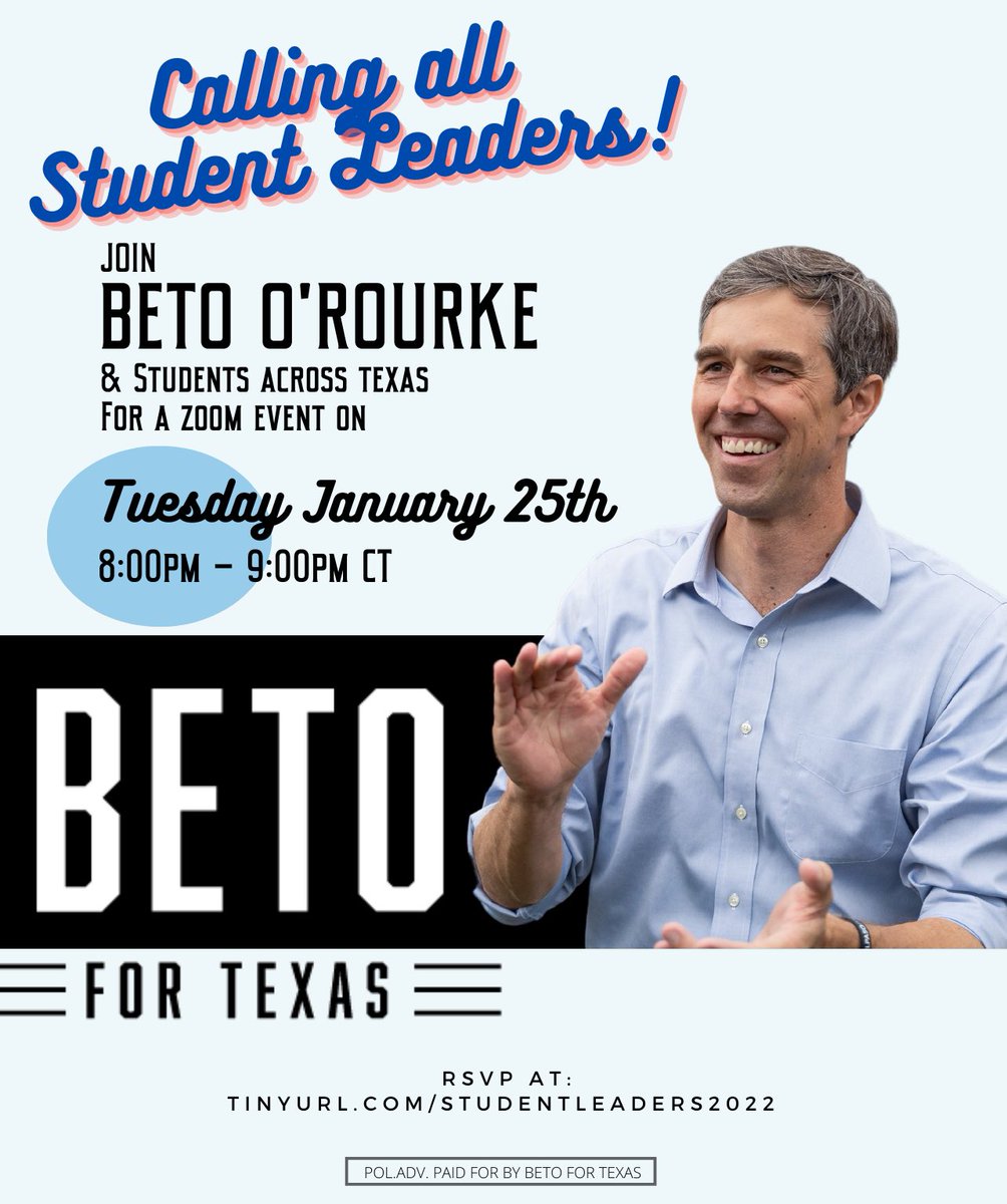 BetoORourke's tweet image. Join us! RSVP here: bit.ly/3GXZoUW