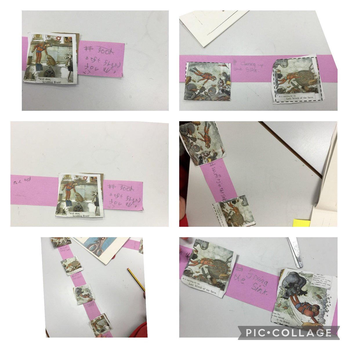 HFyear2's tweet photo. In Guided Reading, we have been sequencing and summarising using hashtags. #tractionman #summarising https://t.co/gpDURXTRd2
