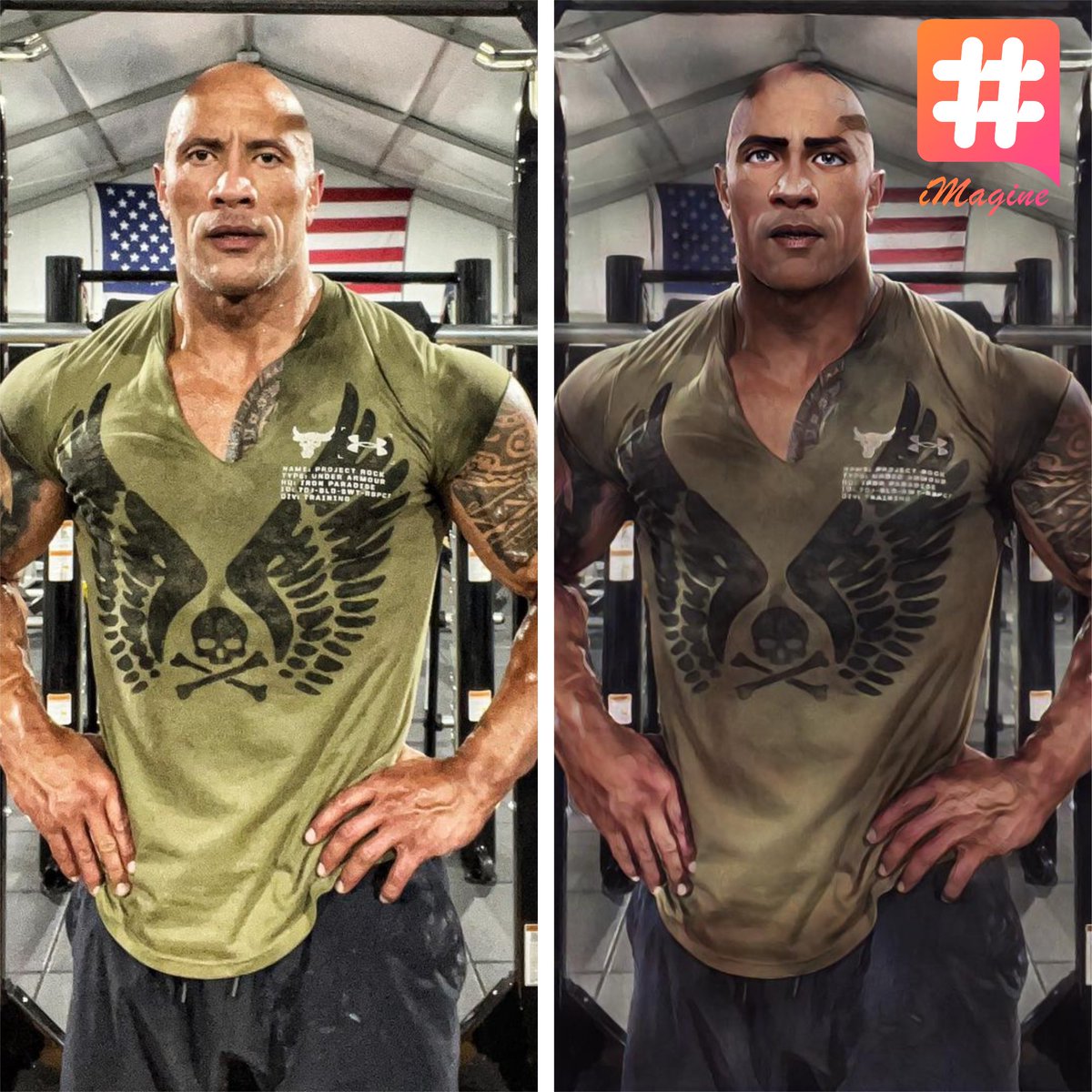 Imagineappai's tweet photo. @TheRock @ProjectRock @ufc https://t.co/OkfJjakmo8