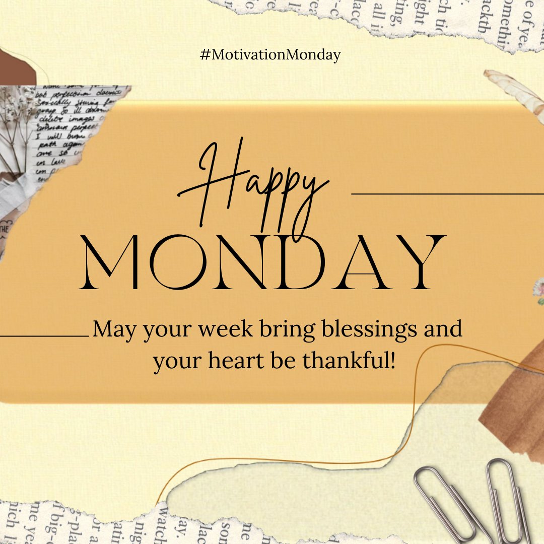 Happy Motivational Monday Family and Friends! 
May your week be filled with blessings and your heart echo gratefulness! 
Have a splendid week! 
#HappyMonday #MotivationMonday #wordsofhope #wordstoinspire #wordstoliveby #neverstopbelieving #TorontoWestSDA #LiveGrowLoveTell