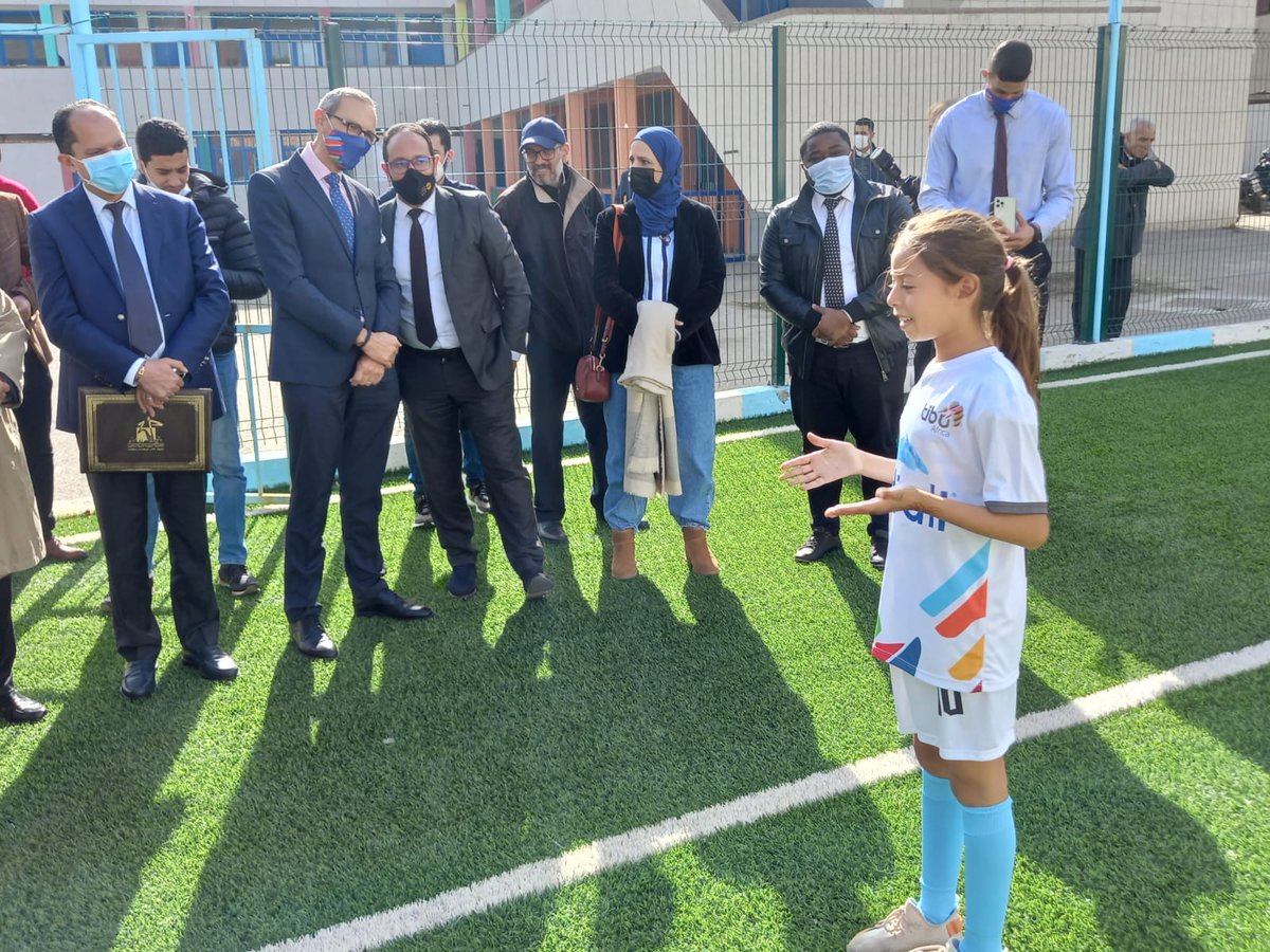 Belle initiative qui promeut la santé et le bien-être des filles à travers le sport. A <a href="/UNFPAMaroc/">UNFPA in Morocco</a>, nous appuyons les actions qui mettent l'accent sur l'épanouissement des adolescentes et des jeunes filles pour la réalisation de leur plein potentiel
