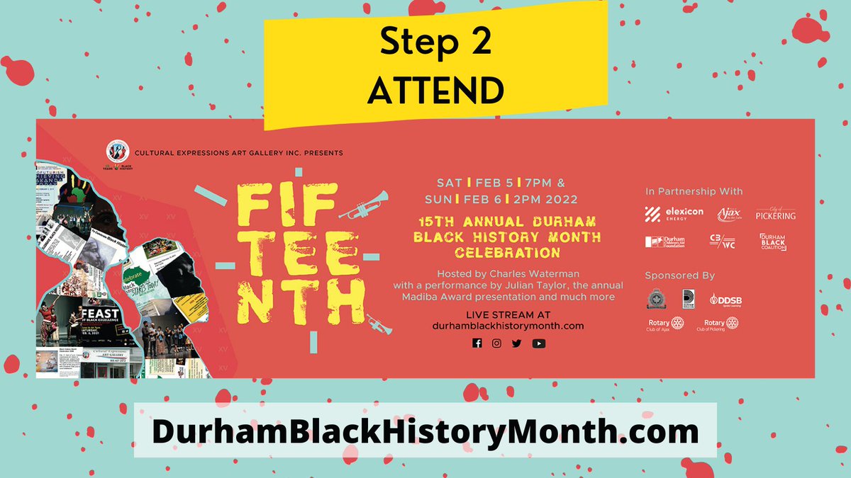 CE_Durham's tweet photo. ๐ค Wondering how to register for #DurhamBlackHistoryMonth? It's easy, it only takes 2๏ธโฃ steps. See below for more info โฌ๏ธ.โ
#BHM #BlackHistoryMonth #DBHM https://t.co/cShaiMI6wq