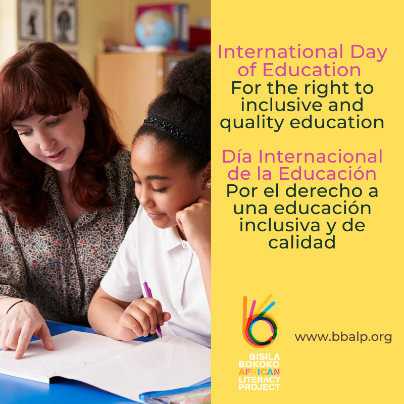 bbalp's tweet photo. (Español Debajo)Today is #InternationalDayofEducation and from @bbalp we want to join in celebrating this very necessary day because of its importance, as Nelson Mandela once said "Education is the most powerful weapon you can use to change the world". https://t.co/DQCSQSKuZF