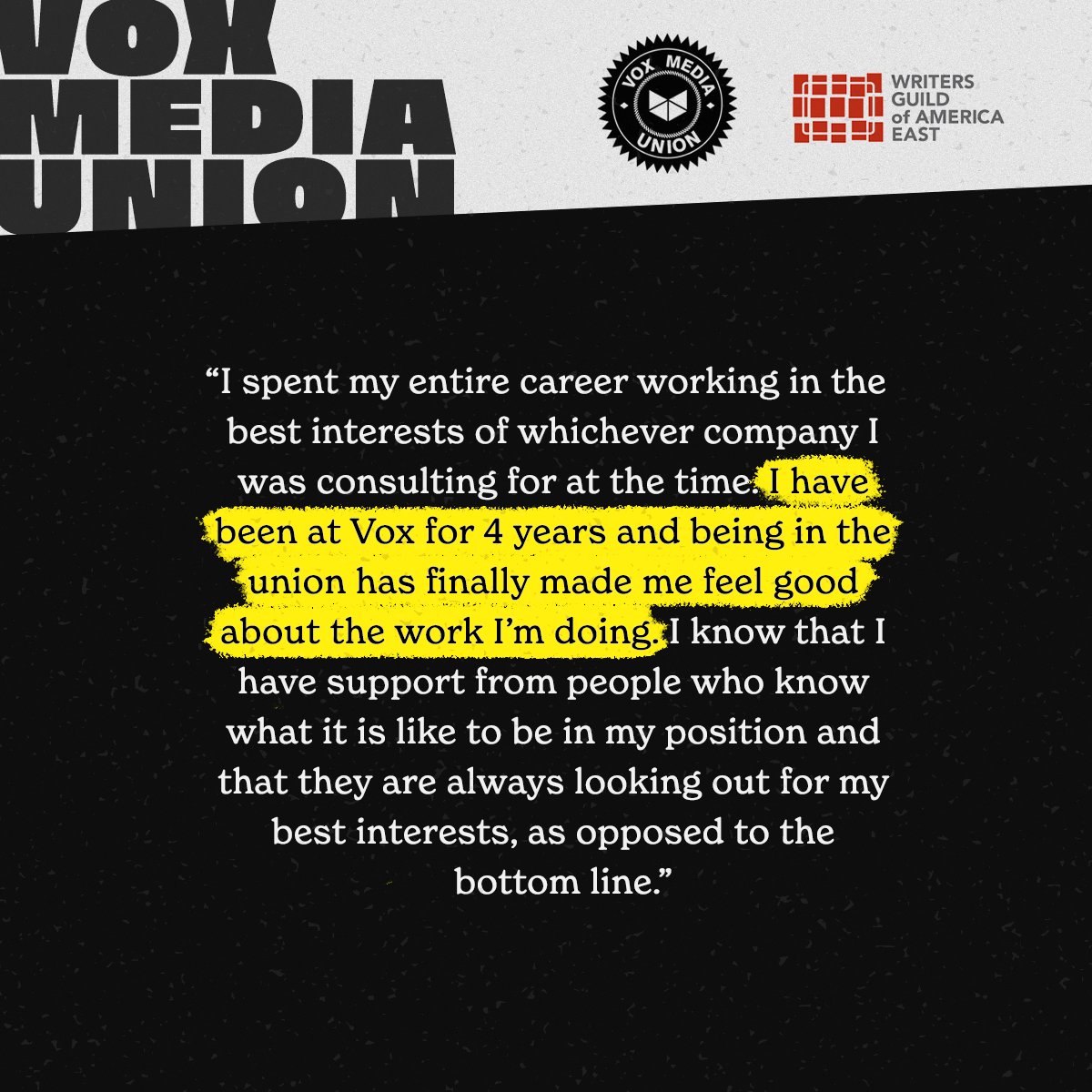 Vox Media Union tweet media