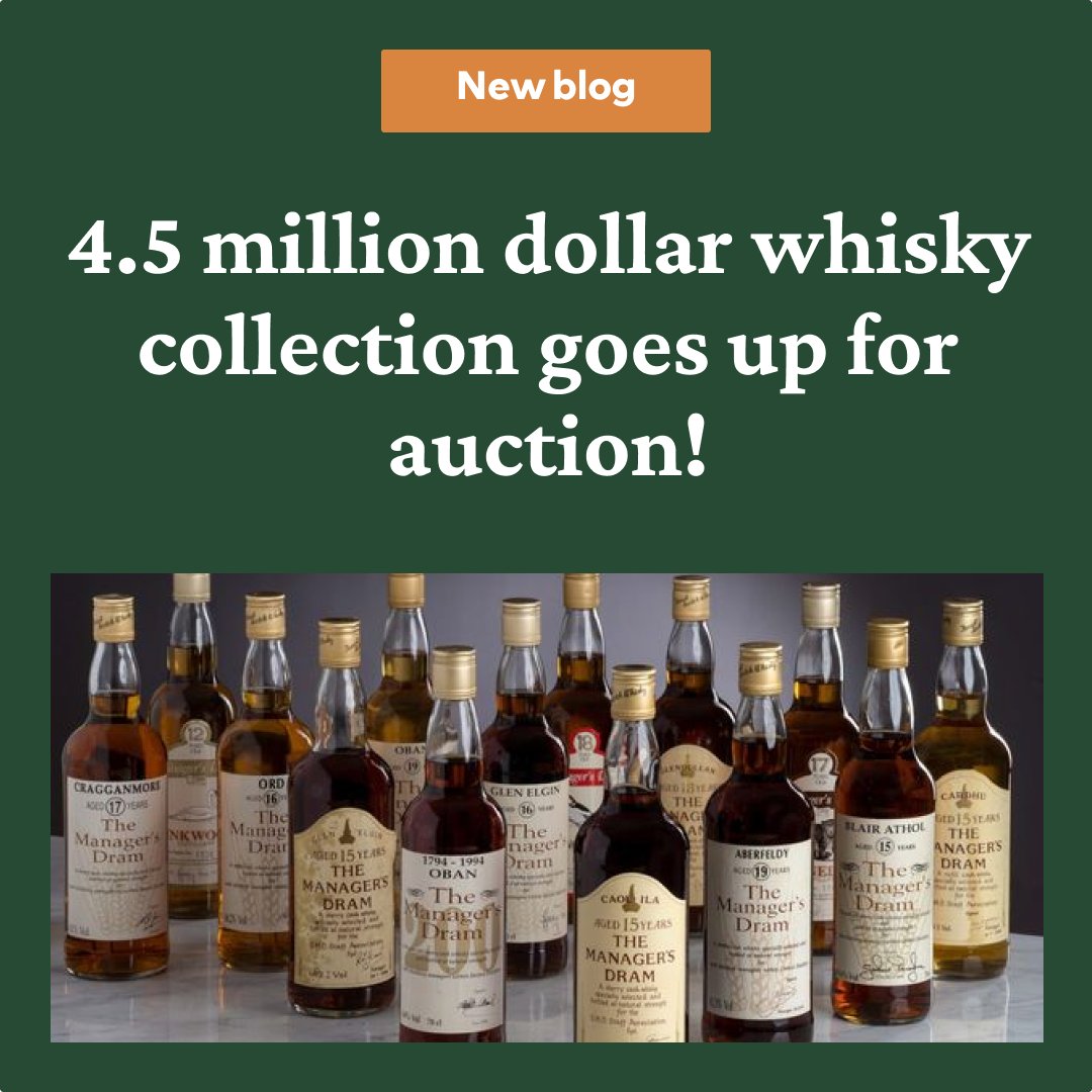 WhiskyWhyNL's tweet photo. Whisky collector Pat sold his collection of 9000+ bottles for a total of 4.5 million dollars. Unknowingly, Pat managed to write history as he sold the biggest collection ever through an auction house.😱

Read the full article: https://t.co/y7PyHN2Ywz https://t.co/dNSUYJQN03