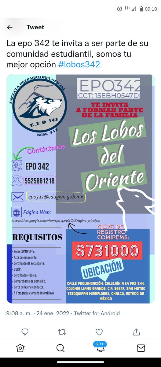 buyo013's tweet photo. Periodo de inscripciones!! Aquí una opción lobos 342!! https://t.co/mx65ovpjJO