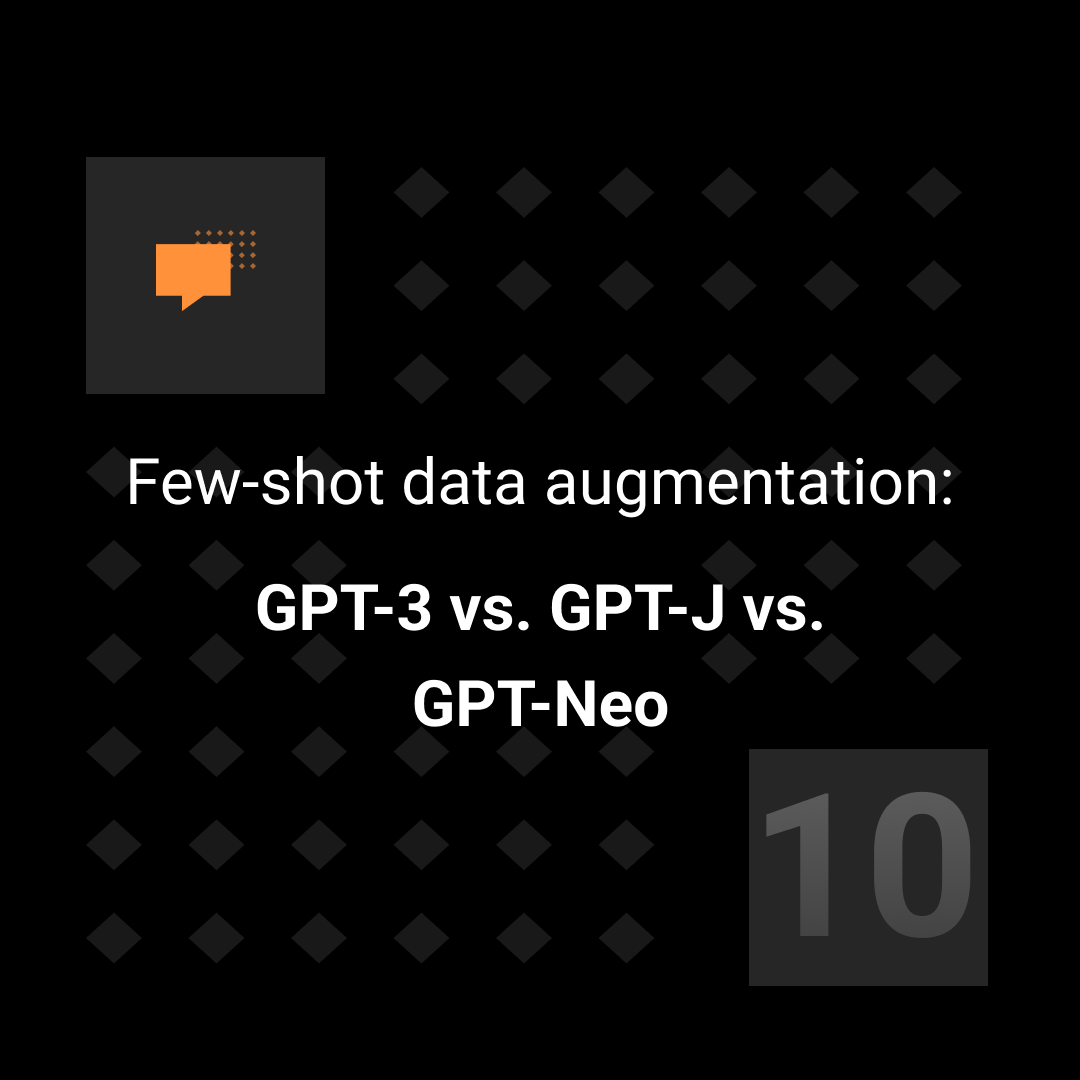 In this tip, we leverage #GPT3 by <a href="/OpenAI/">OpenAI</a>, GPT-Neo and GPT-J by EleutherAI to generate very realistic synthetic samples 🤩 and boost model performance 💪.
🔗hubs.la/Q012KWmY0 #ml6 #nlp #nlproc #dataaugmentation
