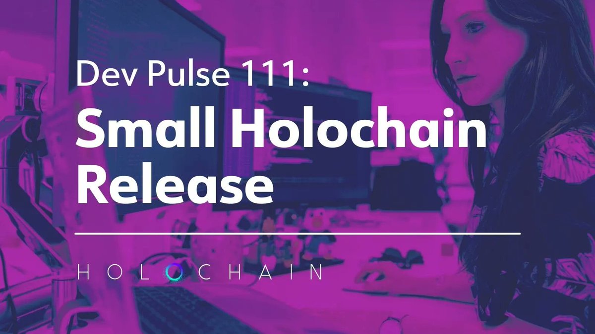 Holochain's tweet photo. 🔈 Dev Pulse 111 is out! Last week was a quiet one for news. But if you’re a developer; don’t miss out on the latest Dev Pulse, where @helioscomm is taking us through some important changes.

💥 Read now the full Dev Pulse 111: https://t.co/yh3YbTh7F1 

#Holochain #Web3 https://t.co/LLeZwPB7mW
