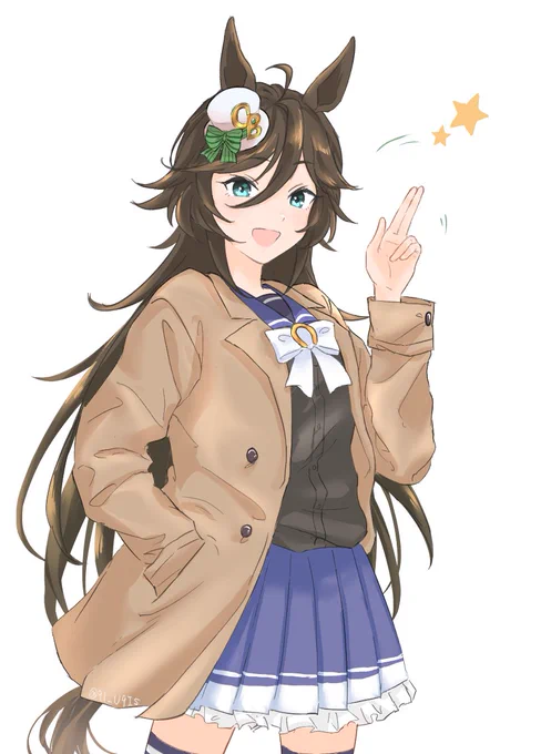 散歩中とかに偶然ばったり出会いたい
 #ウマ娘 