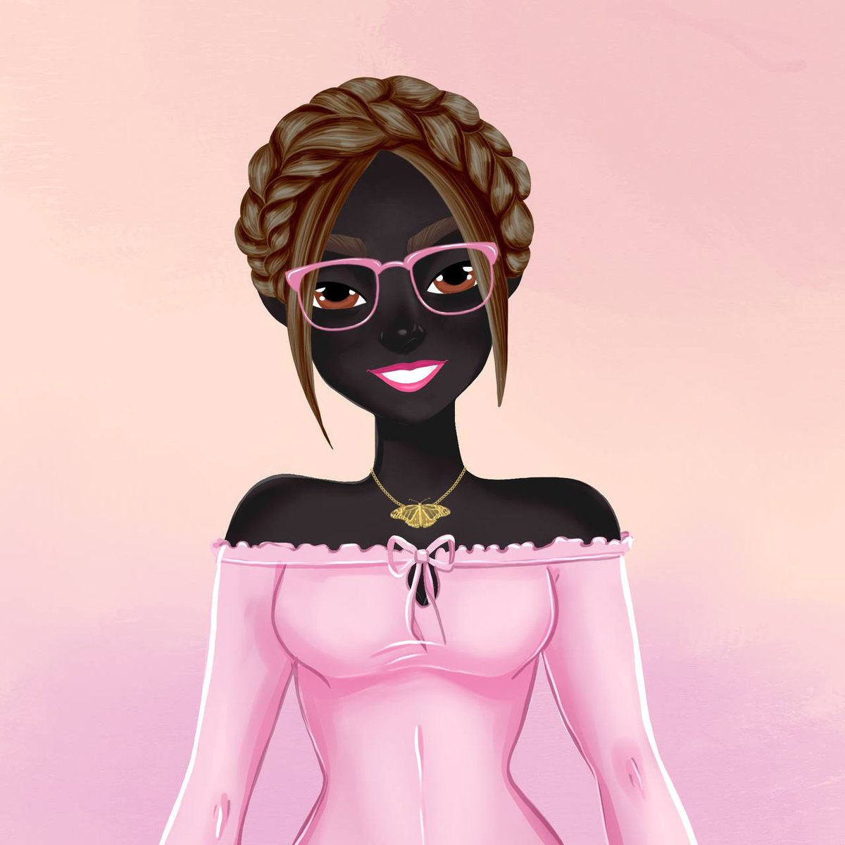 modernprincsnft's tweet photo. Pink vibes, friends.  Today just pink vibes! 🌸
#droppy #modernprincessnft #nftcollection #procreate #NFTCommunity #digitalartwork #NFTs #nftart #WomanInNft #NFTCollection https://t.co/gIweBbqIKN